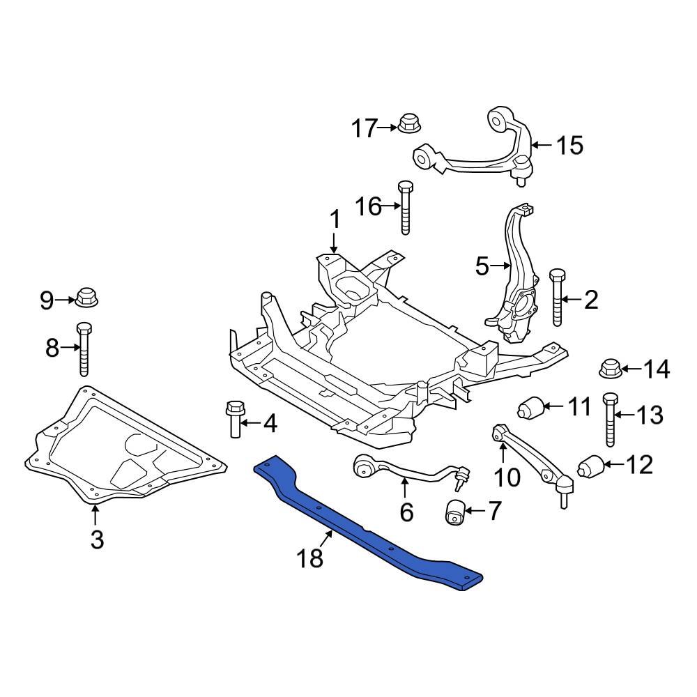 31106787324 Front Cross Bar for 2019 BMW X6