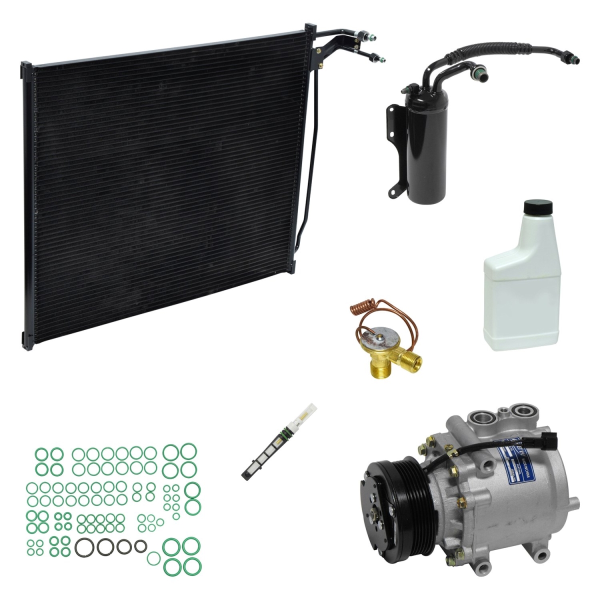 KT3945A Air Conditioners Compressor & Component Kit for 2003 Ford E-150