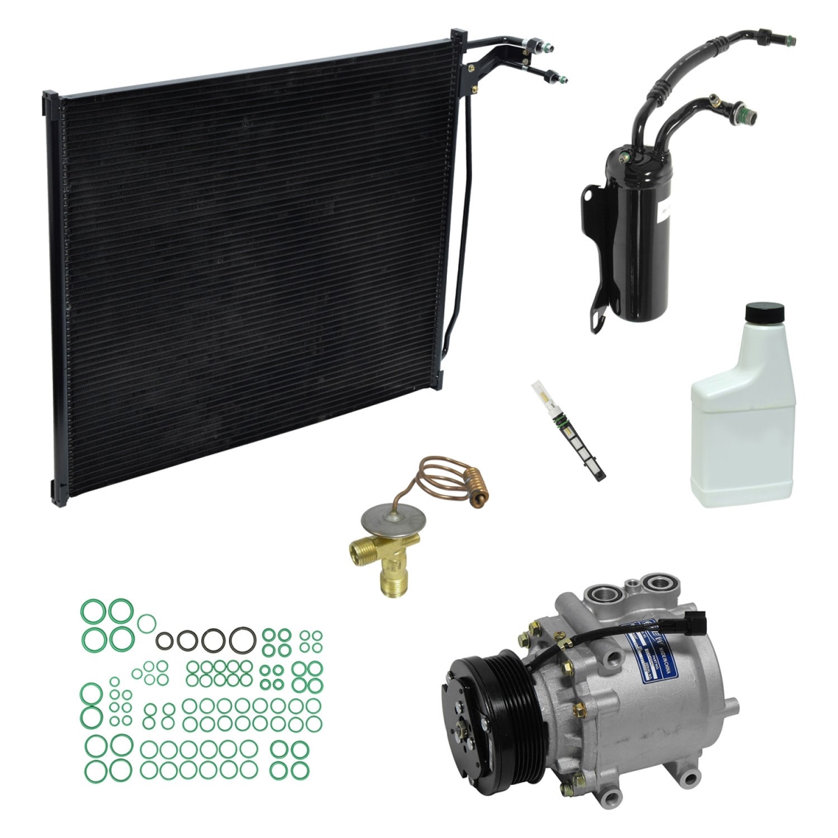 KT3950A Air Conditioners Compressor & Component Kit for 2007 Ford E-150