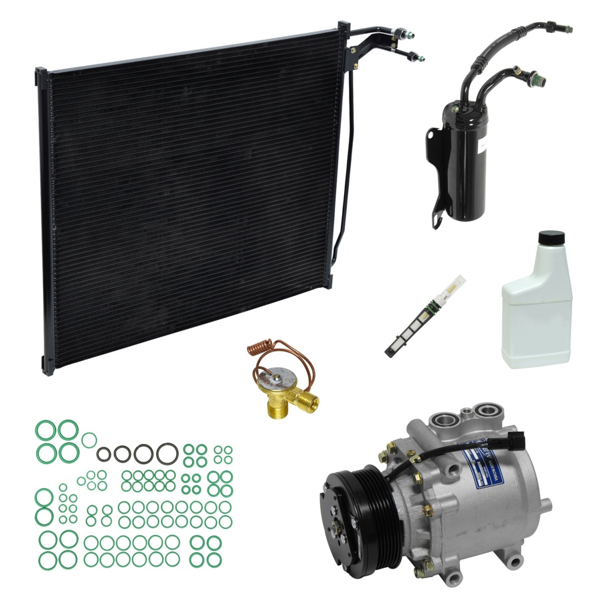 KT5913A Air Conditioners Compressor & Component Kit for 2007 Ford E-150