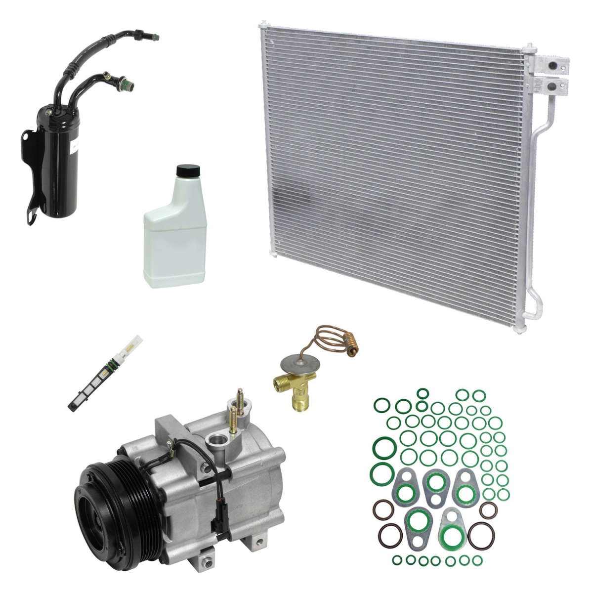 KT5924A Air Conditioners Compressor & Component Kit for 2008 Ford E-150