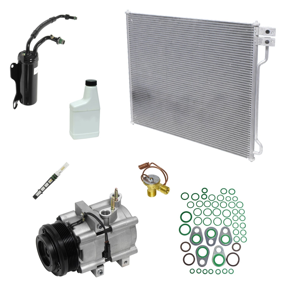 KT5925A Air Conditioners Compressor & Component Kit for 2008 Ford E-150