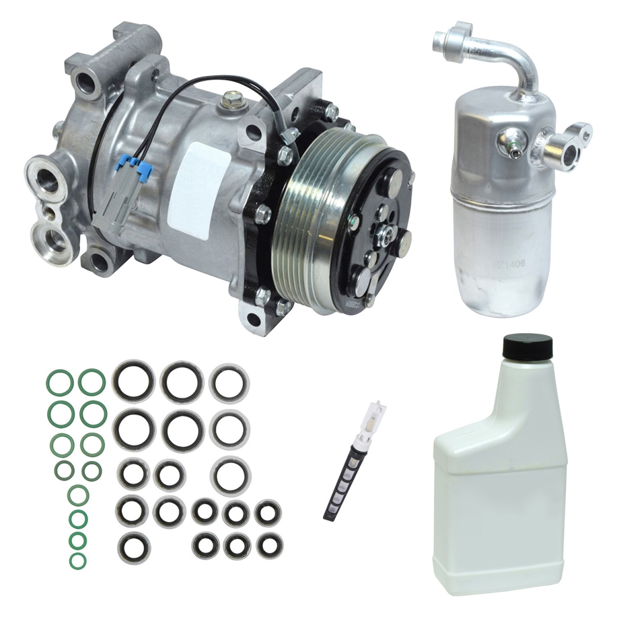 KT5951 Air Conditioners Compressor & Component Kit for 2002 Chevrolet Silverado 2500 HD