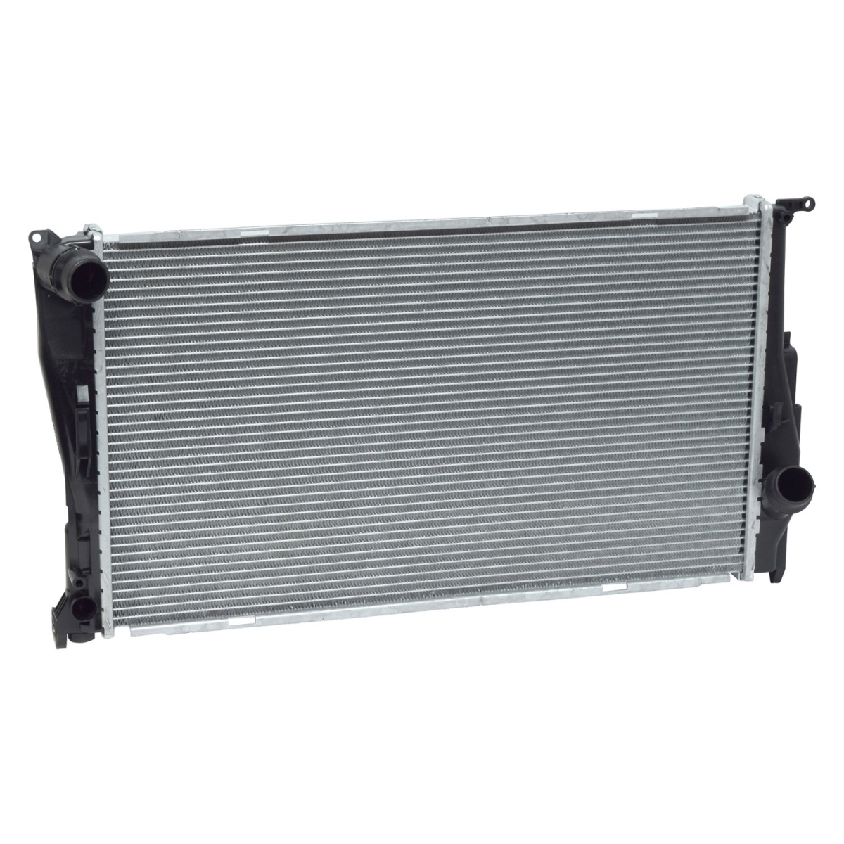 RA2973C Black & Natural Standard Replacement Radiator for 2008-2009 BMW 135I - Aluminum & Plastic