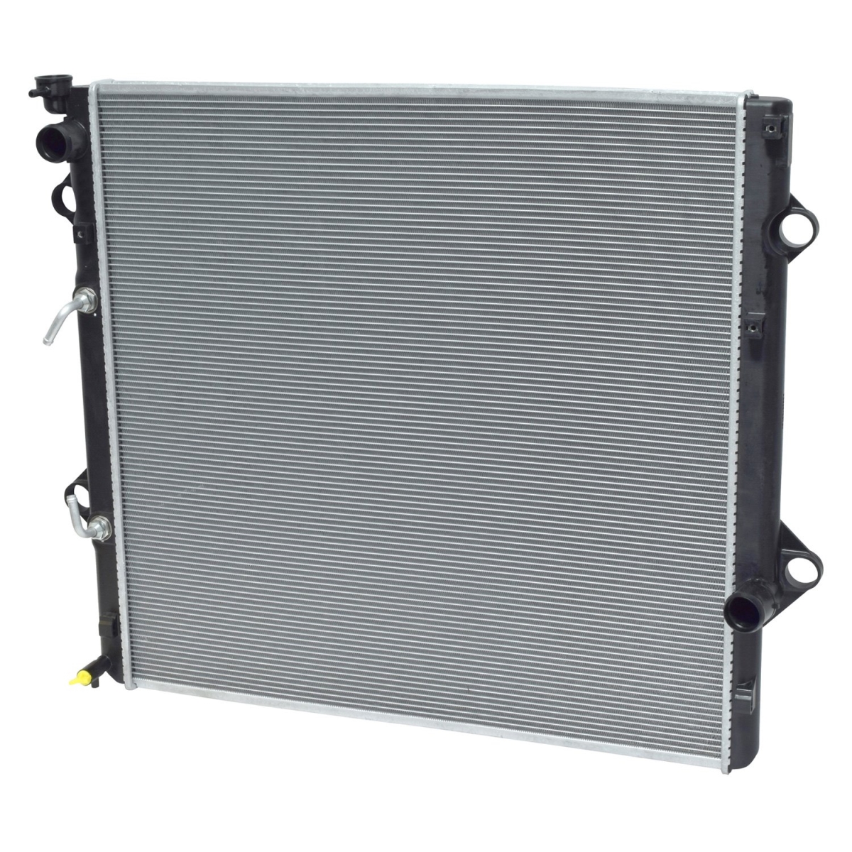 RA13210C Black & Natural Standard Replacement Radiator for 2010-2020 Lexus GX460 - Aluminum & Plastic