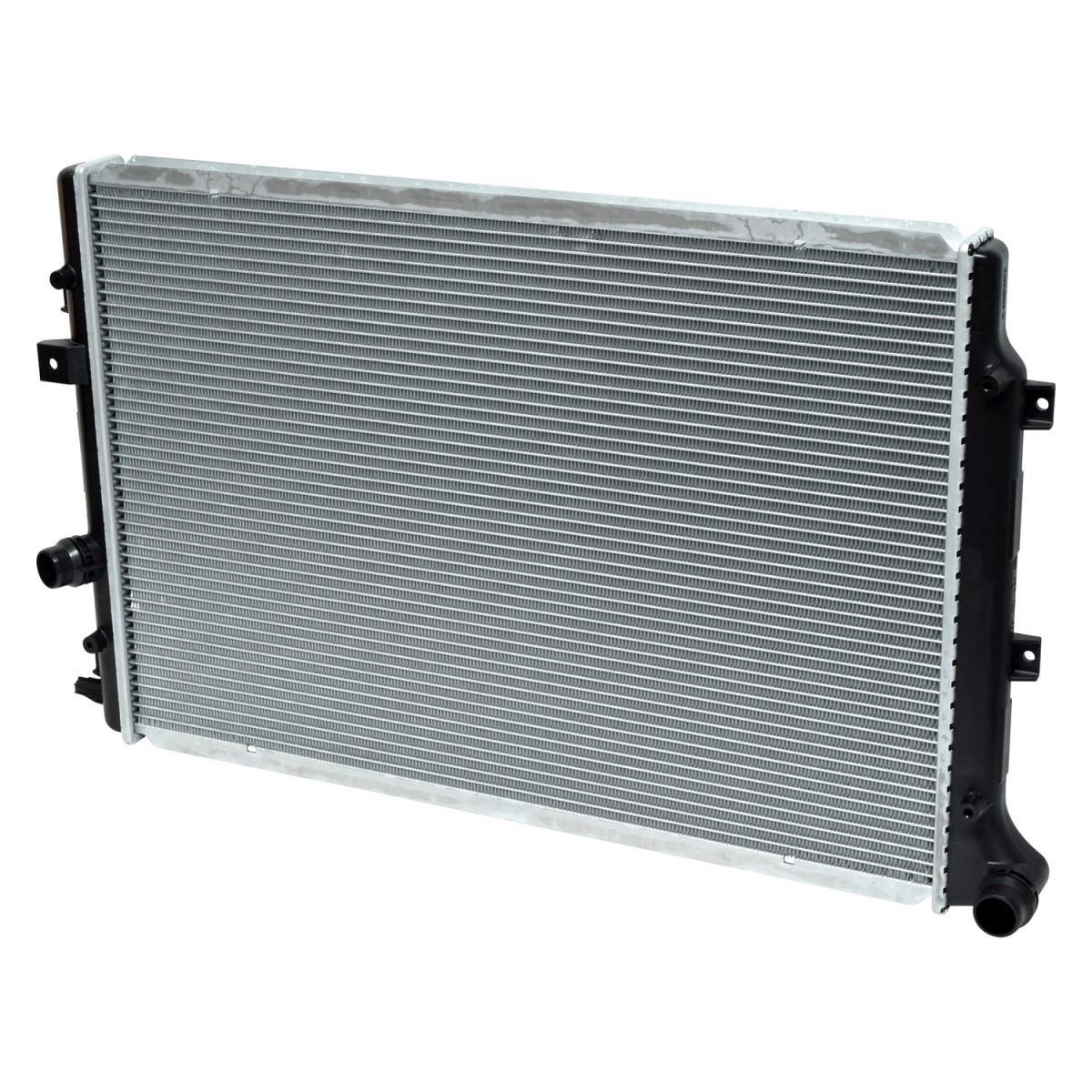 RA13272C Black & Natural Standard Replacement Radiator for 2009-2017 Volkswagen Tiguan - Aluminum & Plastic