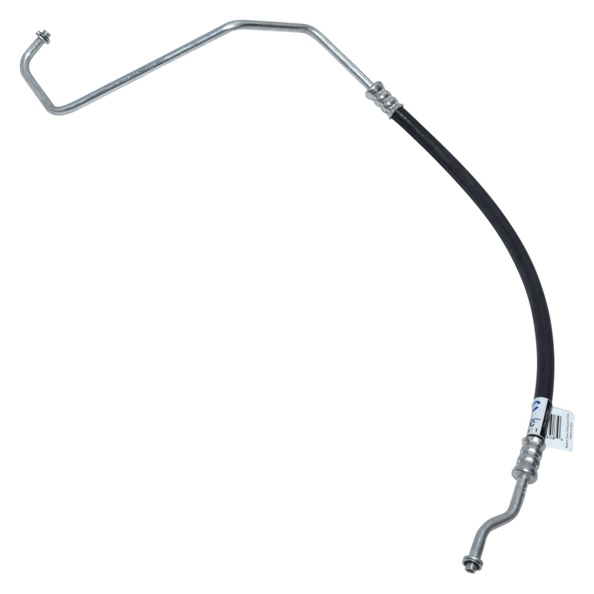 HA113922C Black & Natural Discharge Hose Assemblies for 2002-2020 Freightliner M2 106 - Aluminum & Rubber