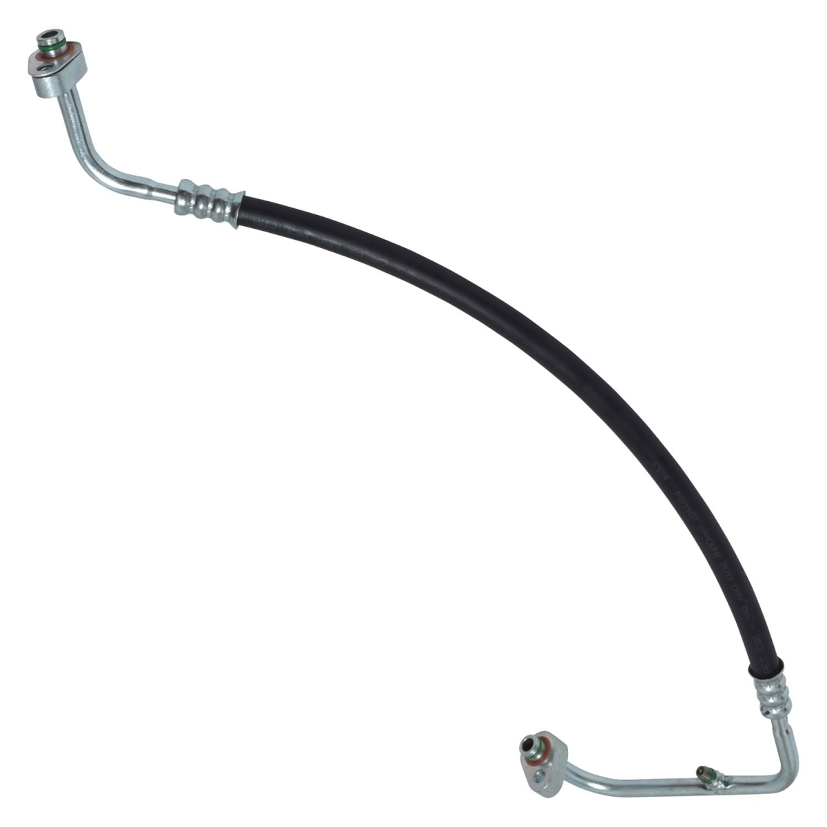 HA113924C Black & Natural Discharge Hose Assemblies for 2008-2018 International ProStar - Aluminum & Rubber