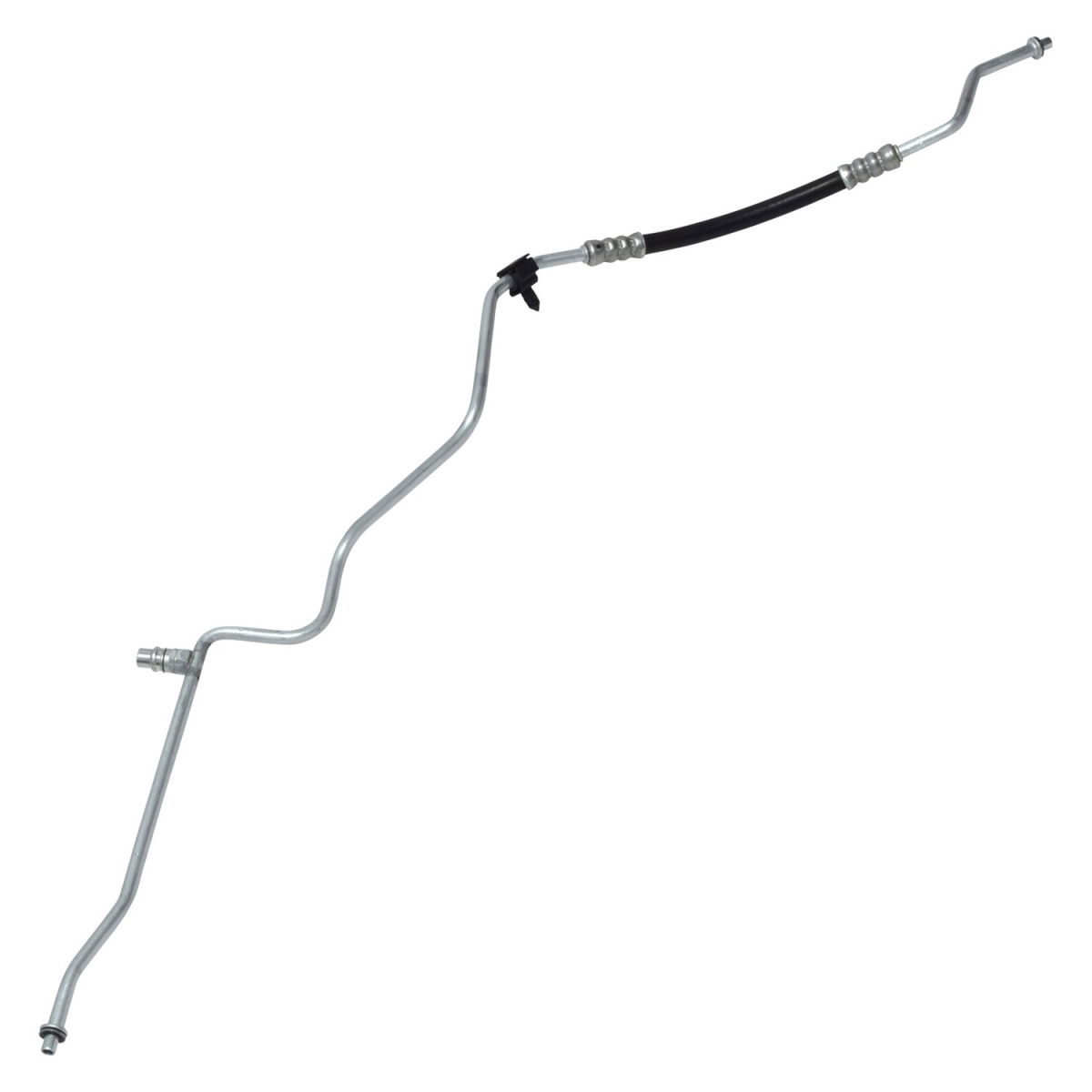 HA113931C Black & Natural Discharge Hose Assemblies for 2017-2018 Chevrolet Silverado 1500 - Aluminum & Rubber