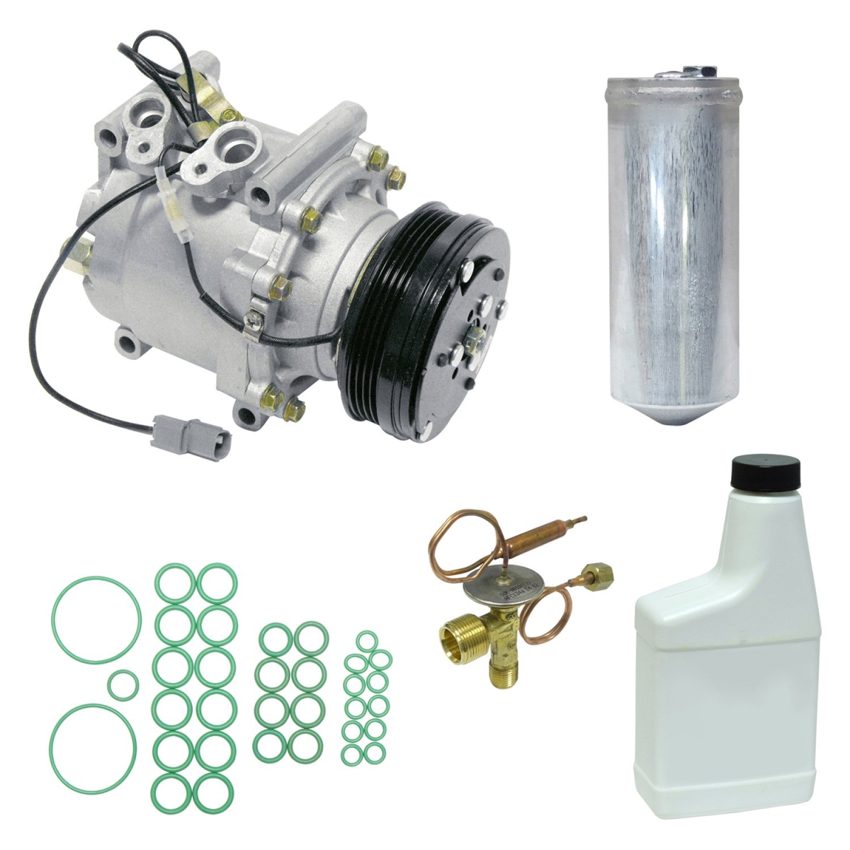 KT5991 Air Conditioners Compressor & Component Kit for 2000 Honda Civic