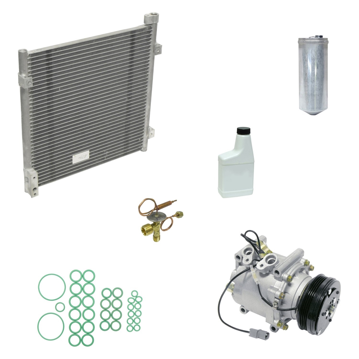 KT5991A Air Conditioners Compressor & Component Kit for 2000 Honda Civic