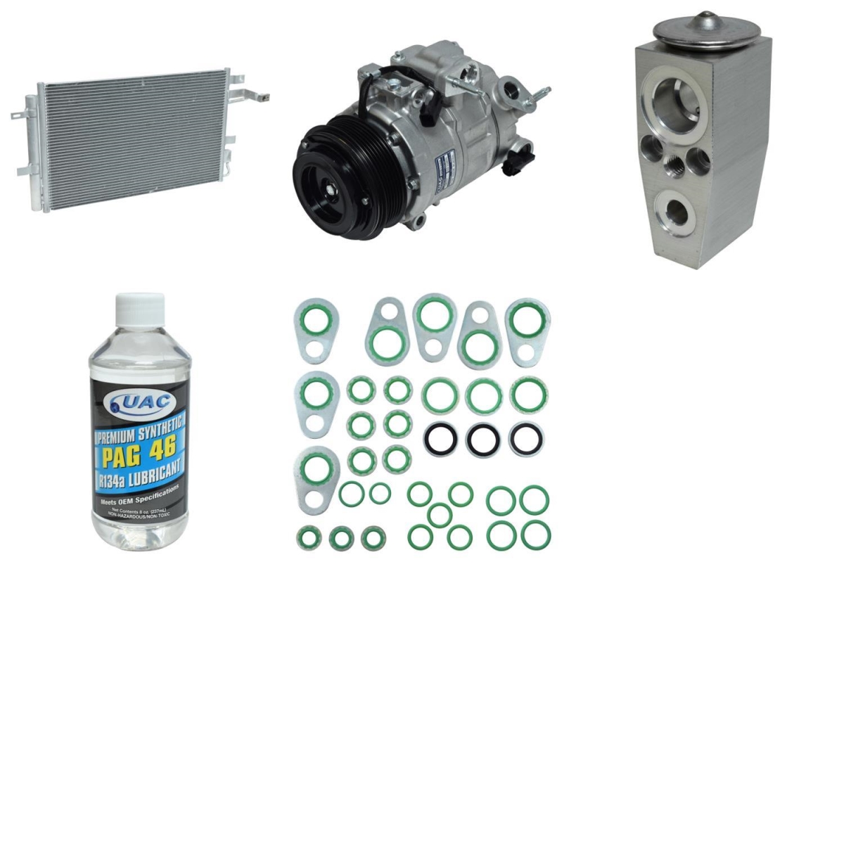 KT5521B Compressor & Component Kit for 2015-2019 Ford Police Interceptor Sedan