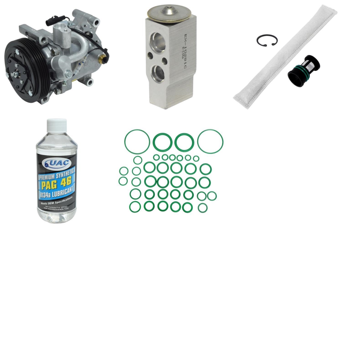 KT6003 Compressor & Component Kit for 2007-2009 Suzuki SX4