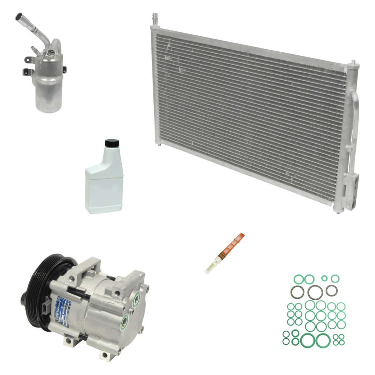 KT1602A Air Conditioners Compressor & Component Kit for 2000-2002 Ford Focus