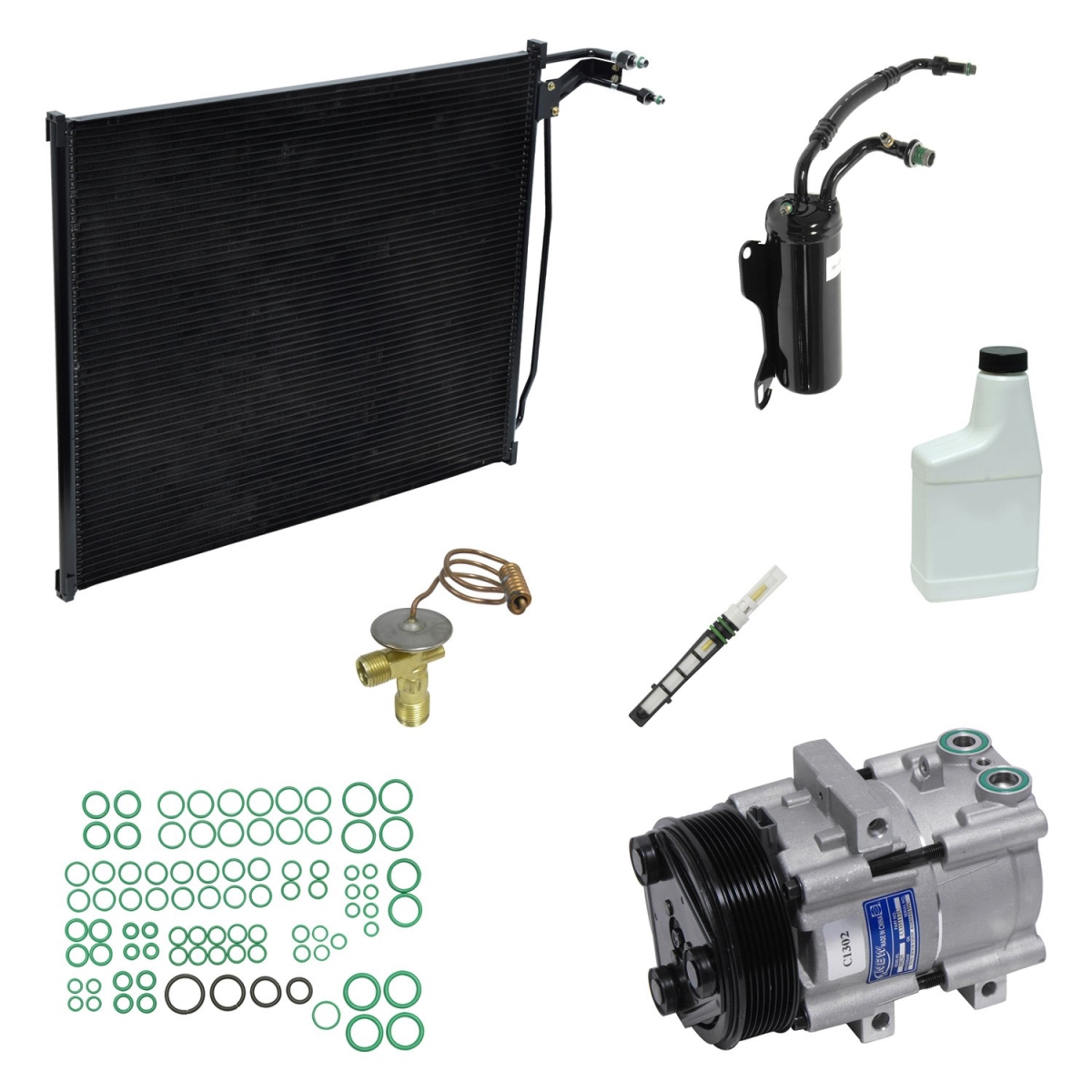 KT5798A Air Conditioners Compressor & Component Kit for 2007 Ford E-Series