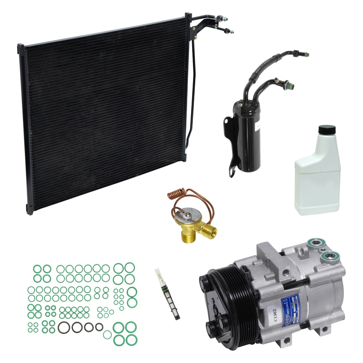 KT5799A Air Conditioners Compressor & Component Kit for 2007 Ford E-Series
