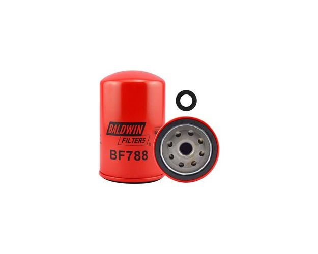 Fuel Filter, Spin-On, 3 1/32 in Outside Dia, M16-1.50 Thread Size, Diesel Fuel