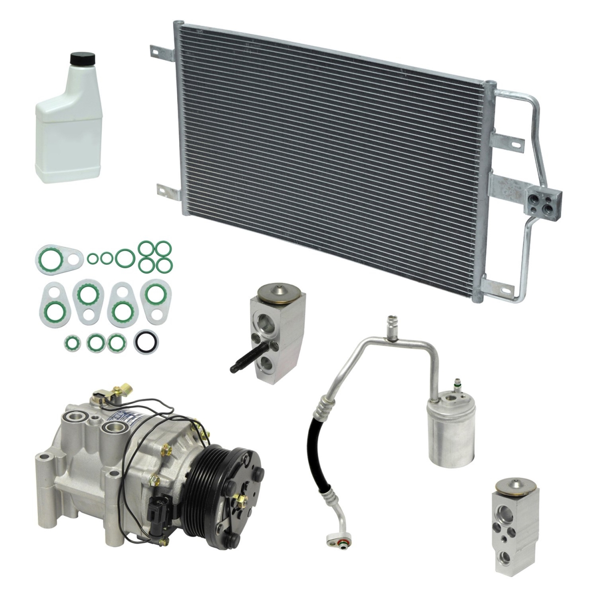 KT5723A Air Conditioners Compressor & Component Kit for 2008-2009 Mazda Tribute
