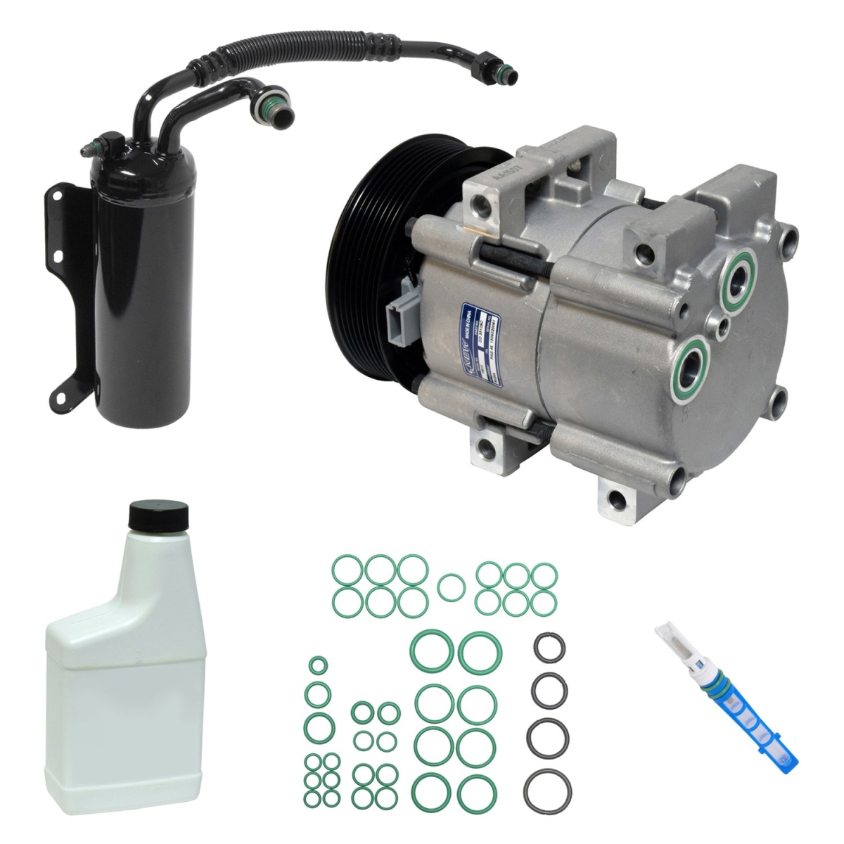 KT5792 Air Conditioners Compressor & Component Kit for 1997 Ford F-Super Duty