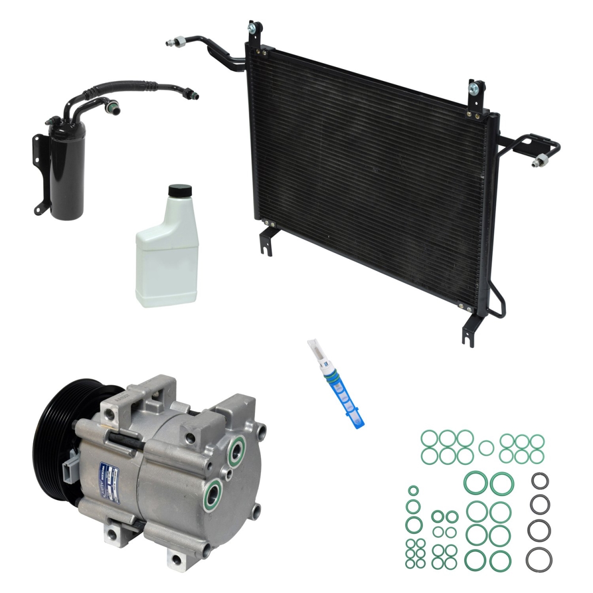 KT5792A Air Conditioners Compressor & Component Kit for 1997 Ford F-Super Duty