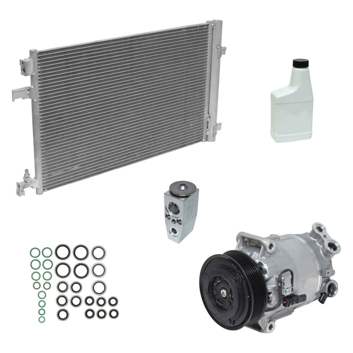 KT5890A Air Conditioners Compressor & Component Kit for 2014-2016 Buick LaCrosse