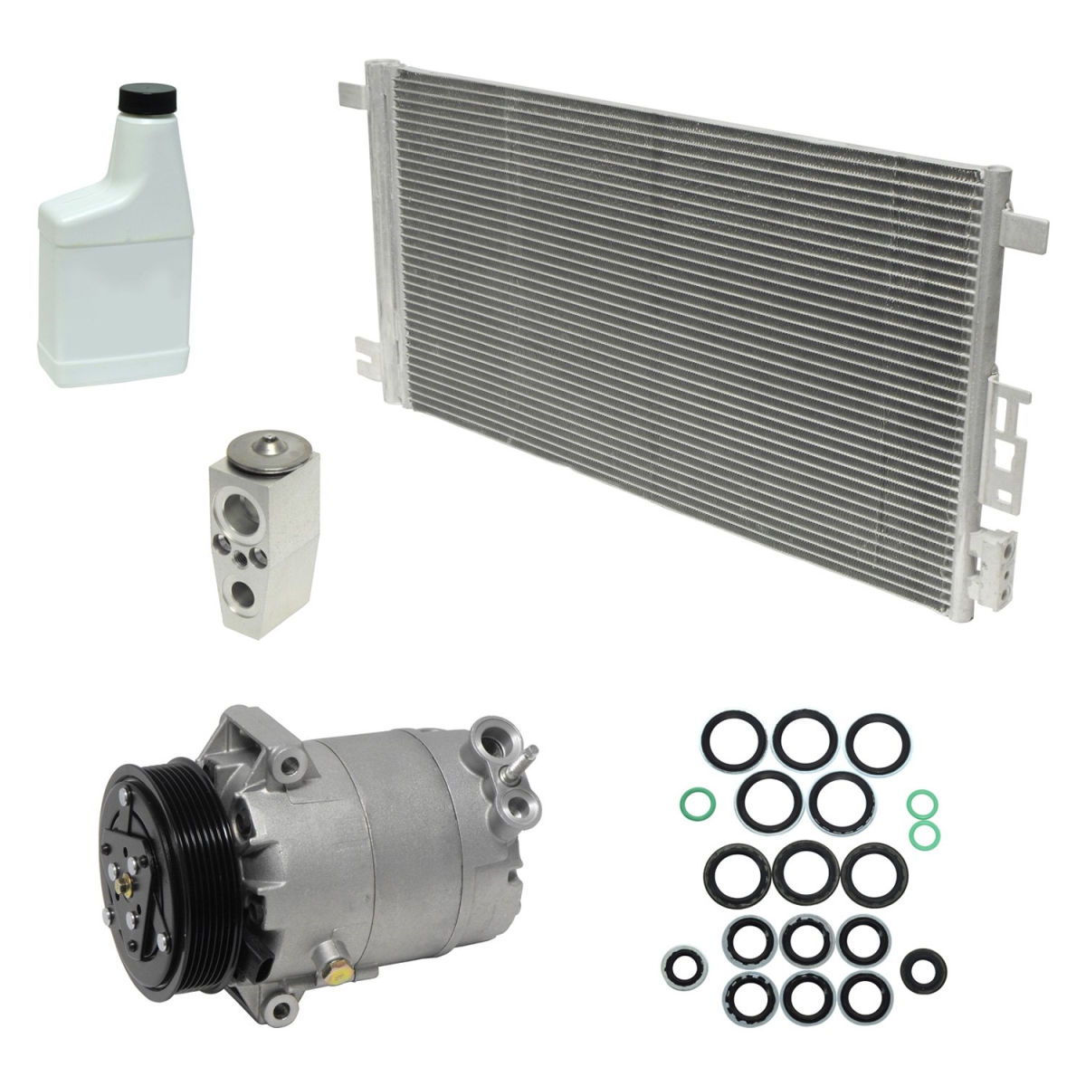 KT5893A Air Conditioners Compressor & Component Kit for 2007-2009 Saturn Aura