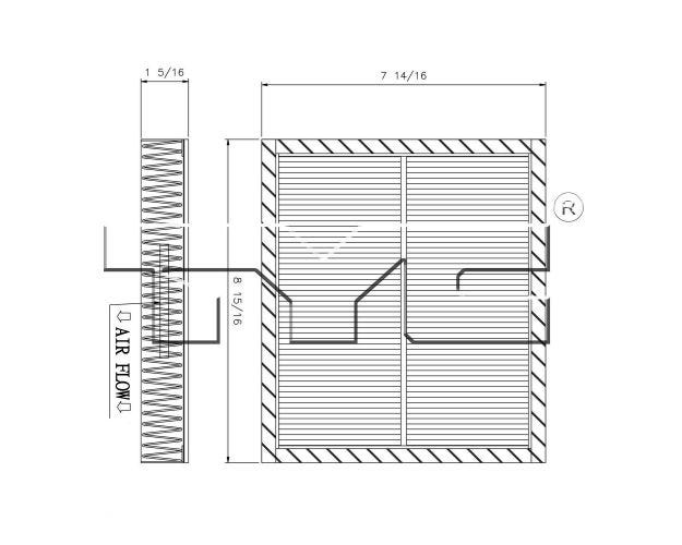 800188C Cabin Air Filter for 2009-2013 Infiniti FX50