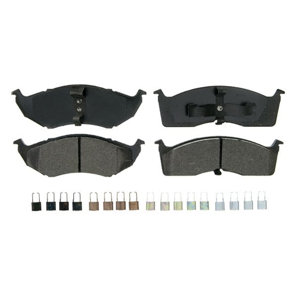 ZX591 Front Quickstop Ceramic Brake Pad for 1996-2000 Plymouth Grand Voyager