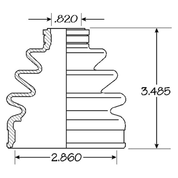 86-1156D CV Boot Repair Kit