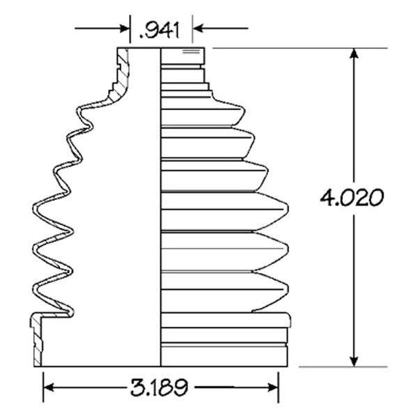 86-2336D CV Boot Repair Kit for 2013 Acura RDX