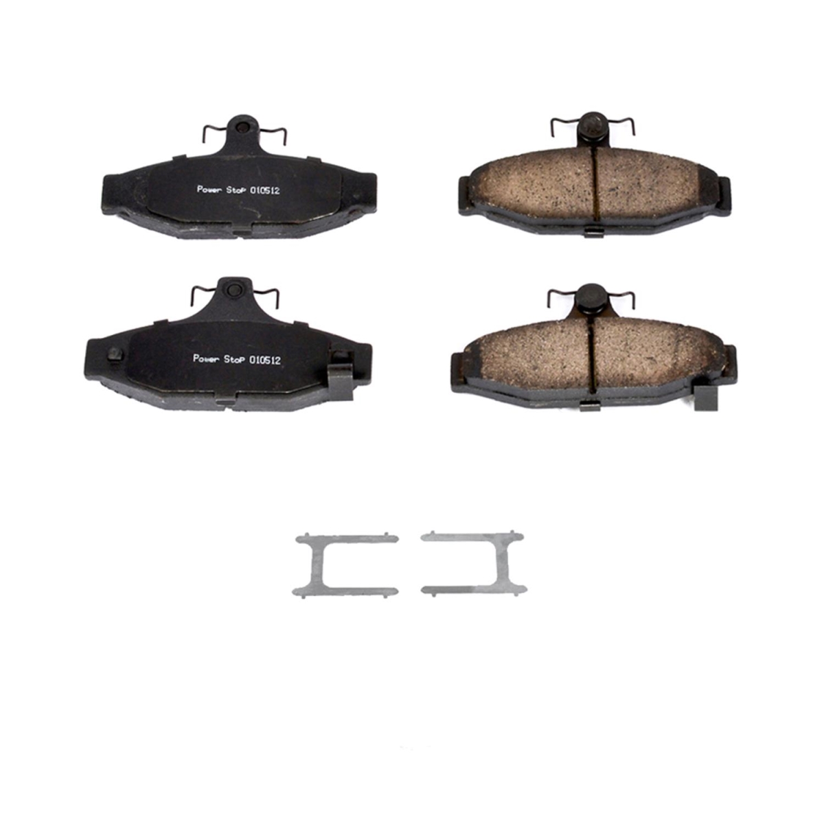 PowerStop 17-413 Rear Z17 Pad with Hardware for 1988-1996 Chevrolet Corvette