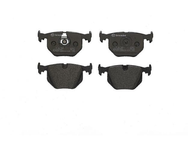 Rear Disc Brake Pad Set for BMW 750iL M5 740iL - Premium Low-Met Formulation