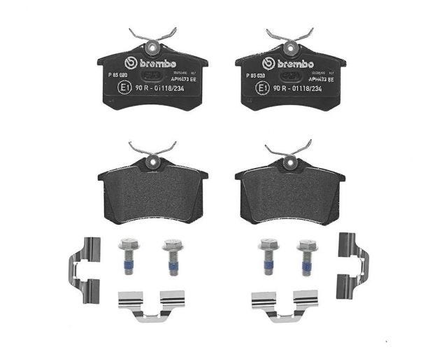 P85020 Disc Brake Pad Set for 1998-2001 Audi A6 - Rear
