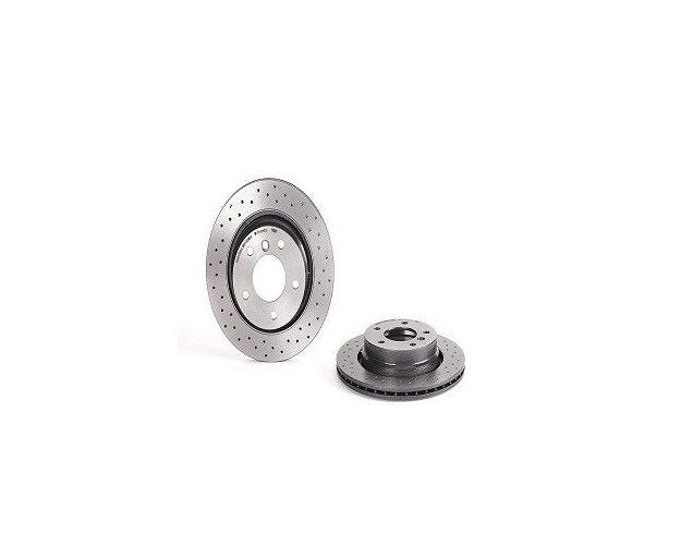 Disc Brake Rotor - Rear - Premium UV Coated - High Carbon Material