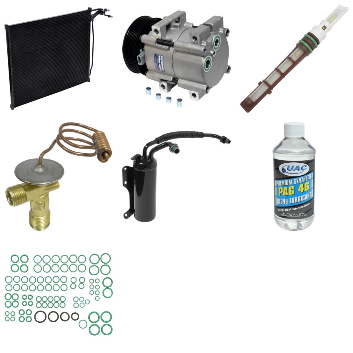 KT5801A Compressor & Component Kit for 1997 Ford E350 Econoline