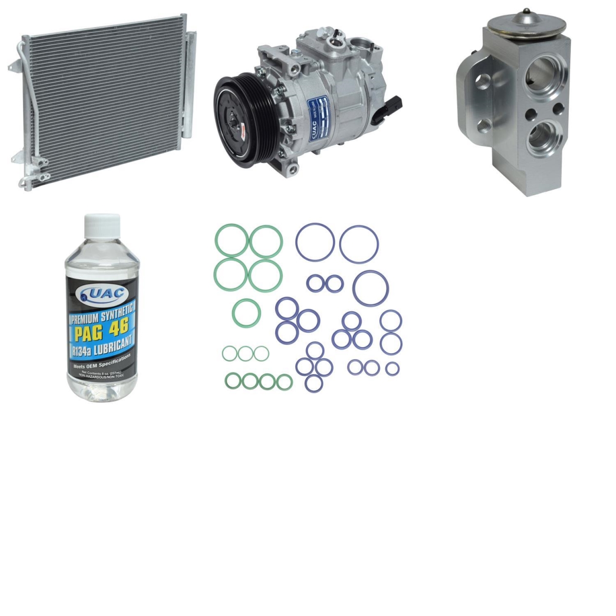 KT5807A Compressor & Component Kit for 2015 Volkswagen Passat Trendline