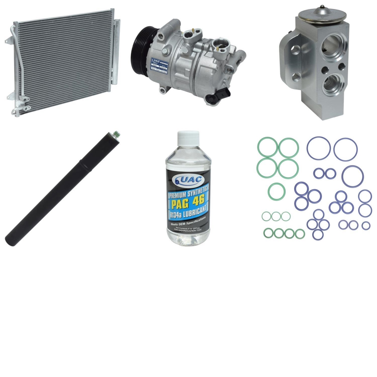 KT6058A Compressor & Component Kit for 2015 Volkswagen Passat TDI SEL Premium