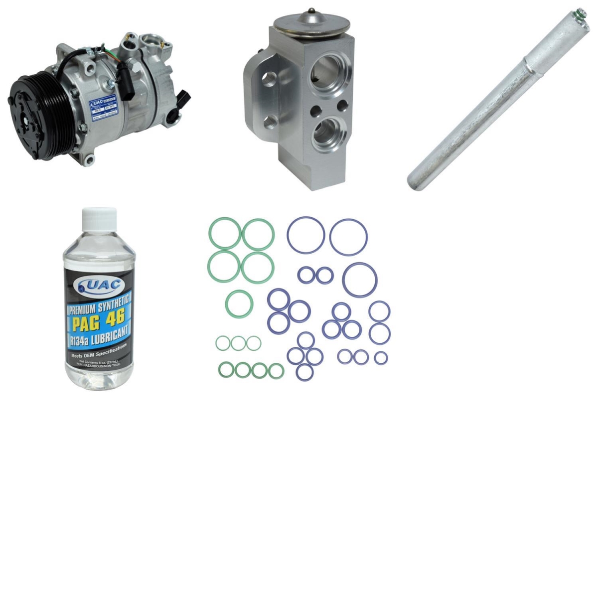 KT5824 Compressor & Component Kit for 2017 Volkswagen Beetle - Pinkbeetle