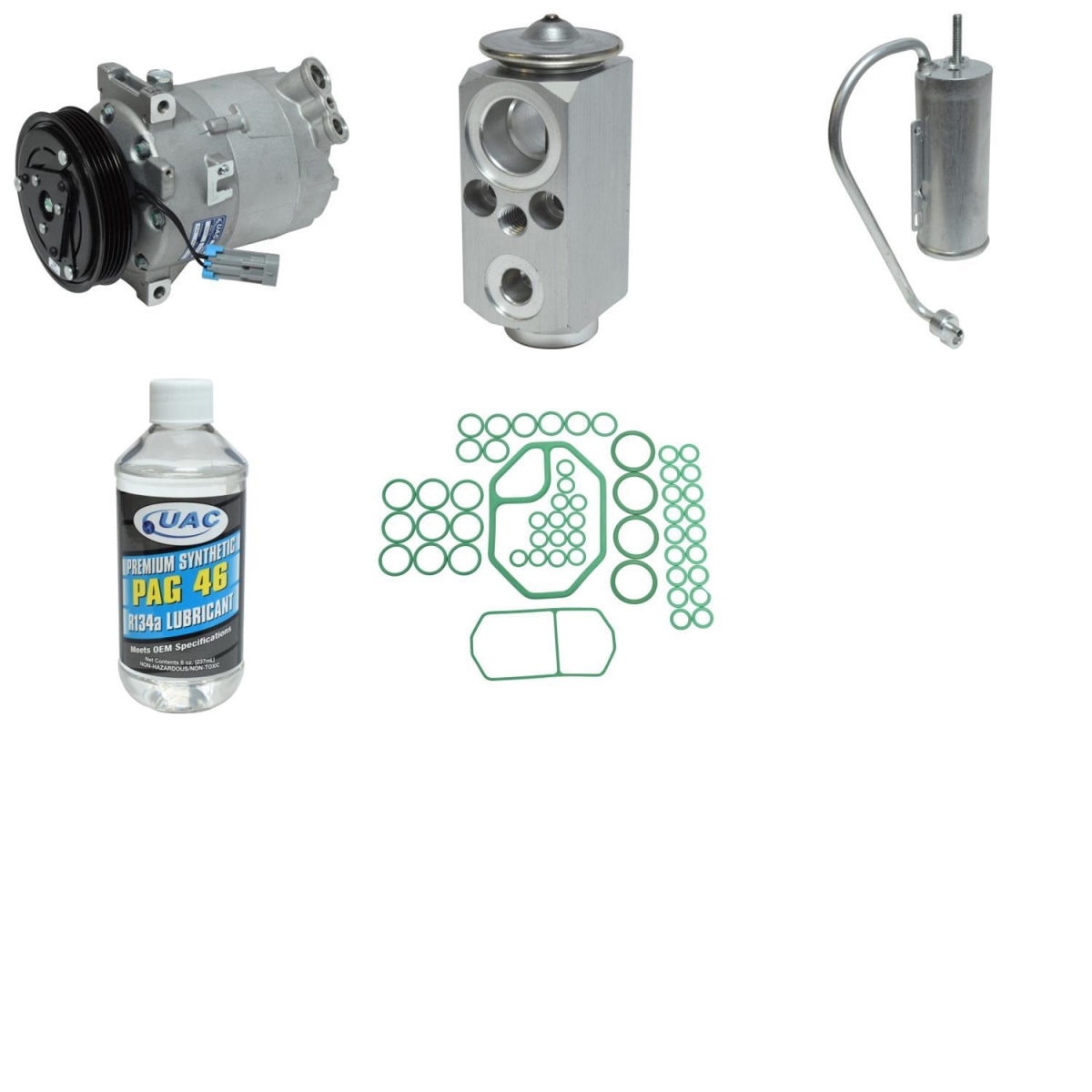 KT5864 Compressor & Component Kit for 2009 Saab 93 Linear