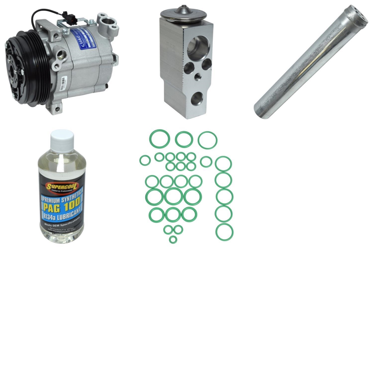 KT6111 Compressor & Component Kit for 2004 Subaru Forester XS