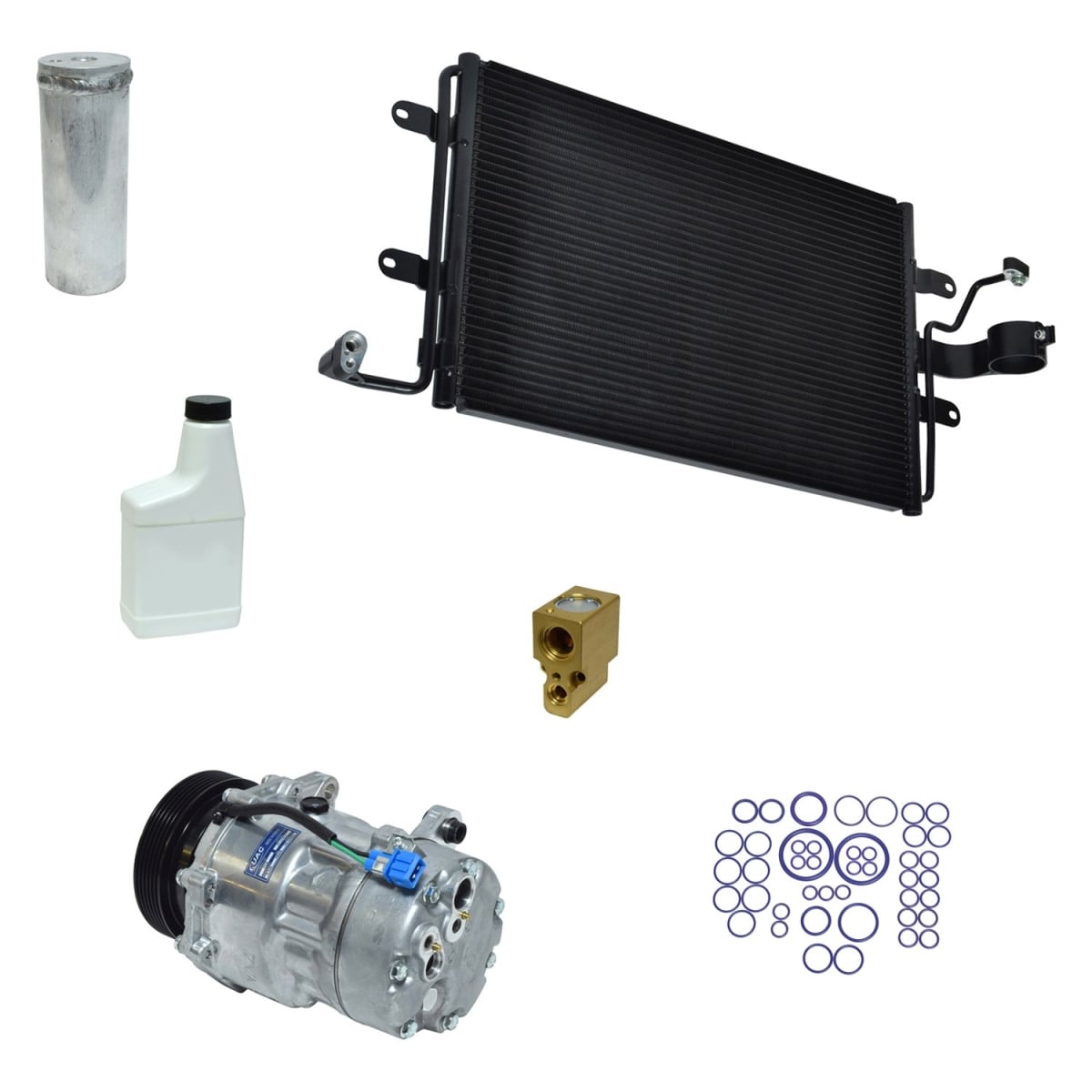 KT2946A Air Conditioners Compressor & Component Kit for 1999-2001 Volkswagen Golf