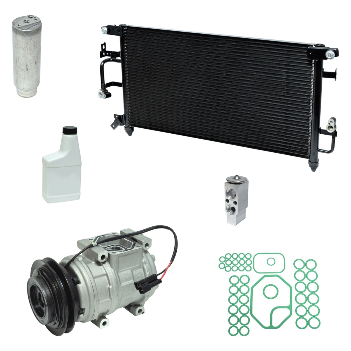KT3830A Air Conditioners Compressor & Component Kit for 1993 Toyota Land Cruiser
