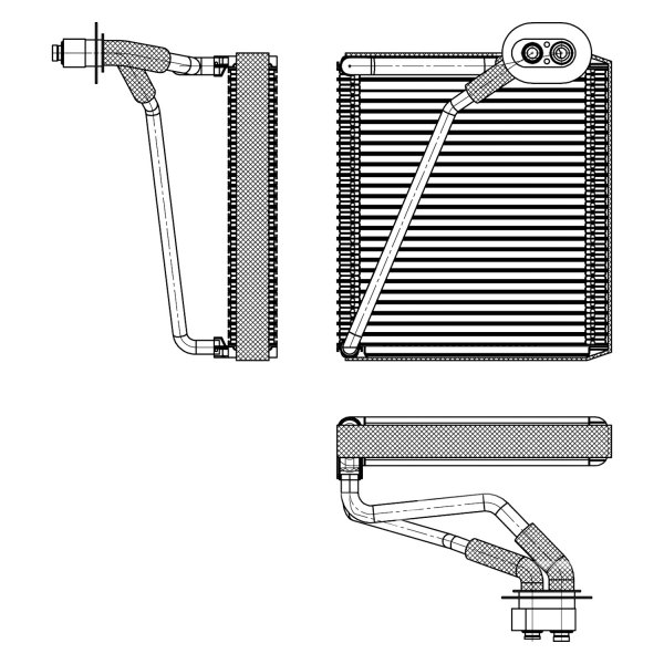 A/C Evaporator Core 2010-2011 Kia Soul 2.0L, 97304