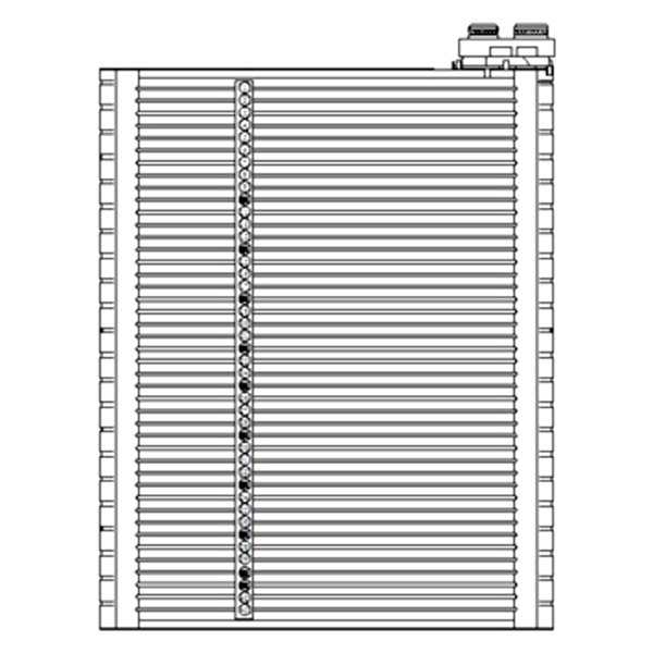 97329 A&C Evaporator Core for 2003-2012 Land Rover Range Rover