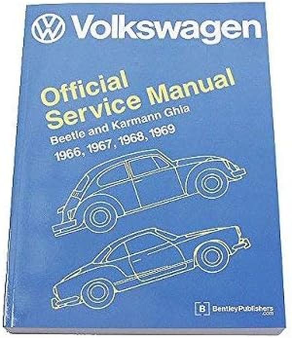 V121 Repair Manual for 1966-1969 Volkswagen Karmann Ghia Base