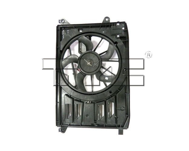 623180 Dual Radiator & Condenser Fan Assembly for 2013-2018 Ford C-Max