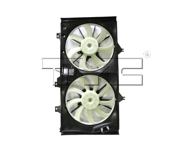 623200 Dual Radiator & Condenser Fan Assembly for 2012-2017 Toyota Camry