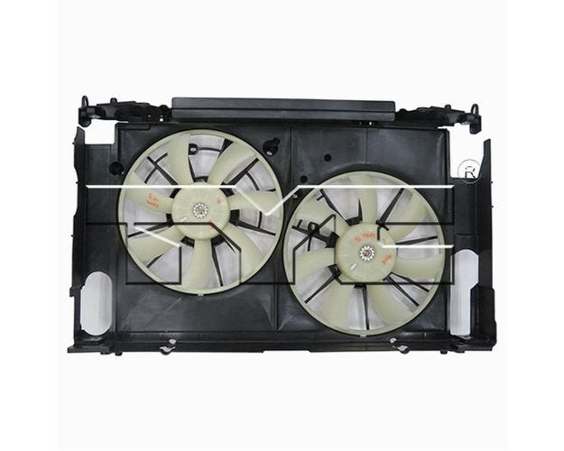623290 Dual Radiator & Condenser Fan Assembly for 2013-2018 Toyota RAV4