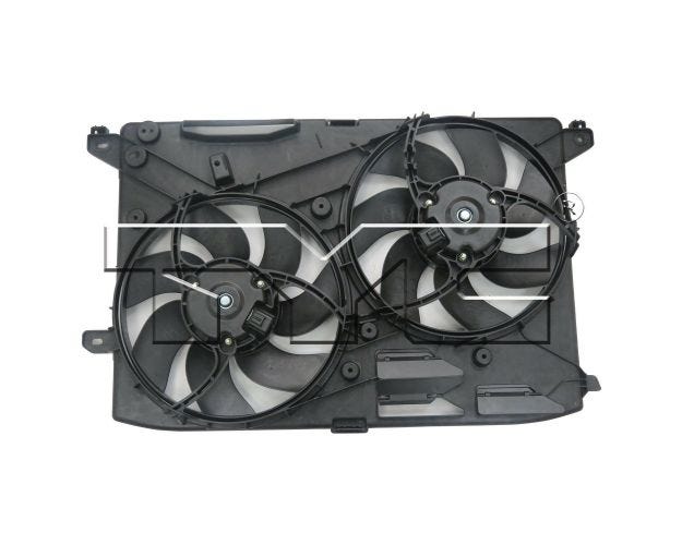 623320 Dual Radiator & Condenser Fan Assembly for 2013-2020 Ford Fusion