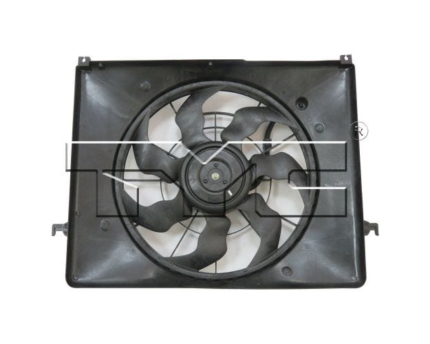 623330 Dual Radiator & Condenser Fan Assembly for 2009-2010 Hyundai Sonata